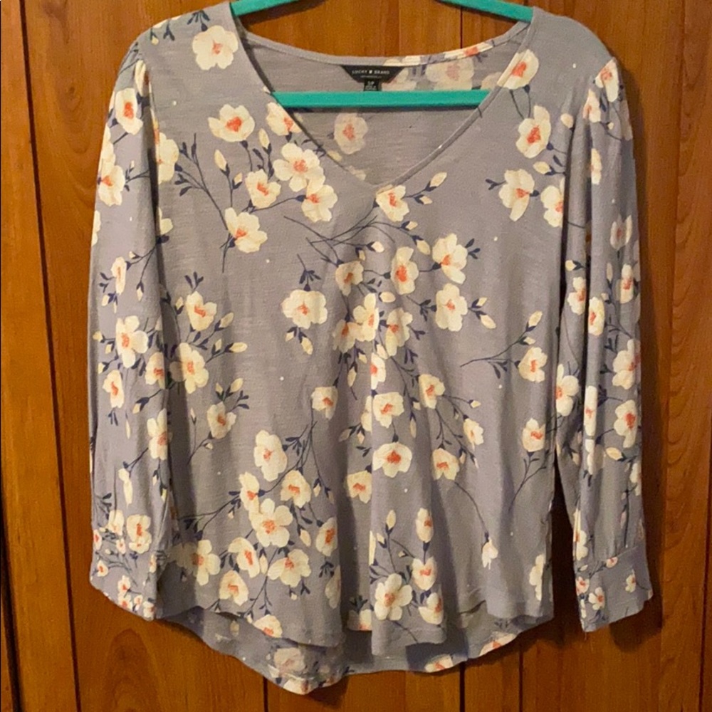 Floral Lucky Brand Blouse *brand new*